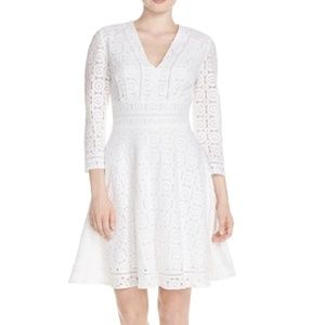 Eliza j eyelet dress